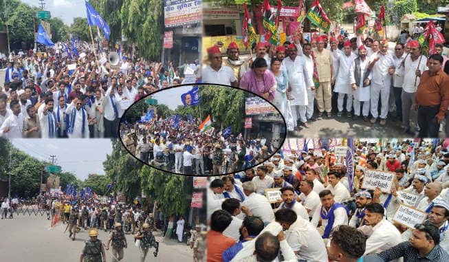 Bharat Bandh today: BSP, Bhim Army protest in all districts of western UP