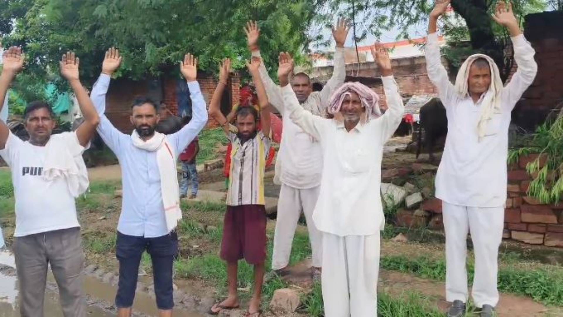Due to lack of a paved road in Bharatpur boys are not getting married