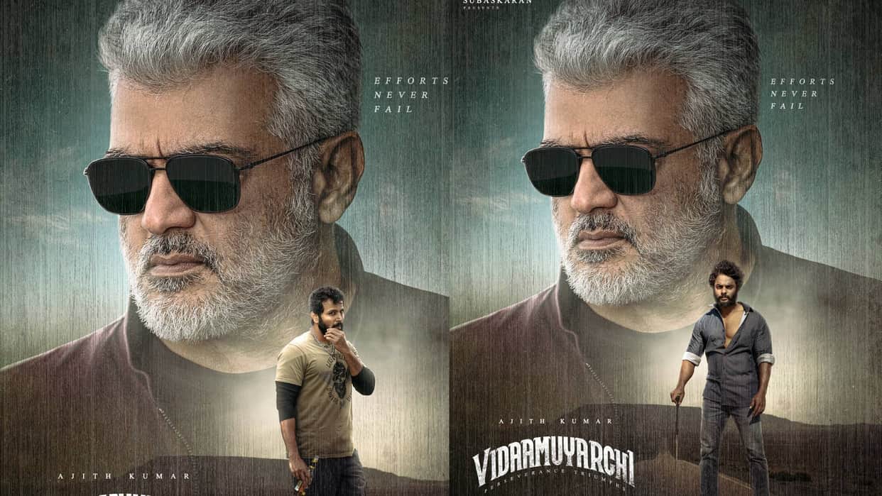 Vidaamuyarchi new poster out ajith reveals first look of Ganesh Saravanan And Dasarathi Narasimhan from film