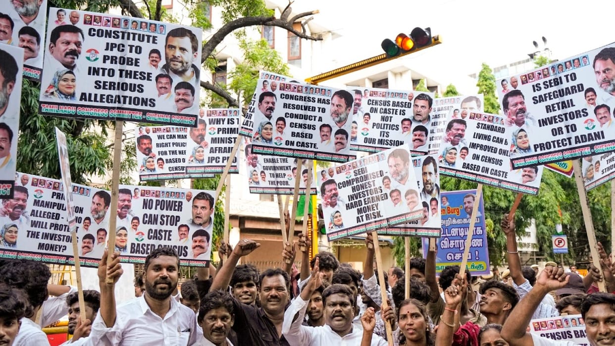 Hindenburg allegations: Cong holds nationwide protests, demands SEBI chief's resignation, JPC probe