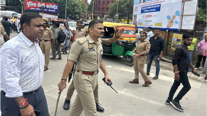Bharat Bandh did not have much effect in Gorakhpur division, Sikriganj police station was surrounded