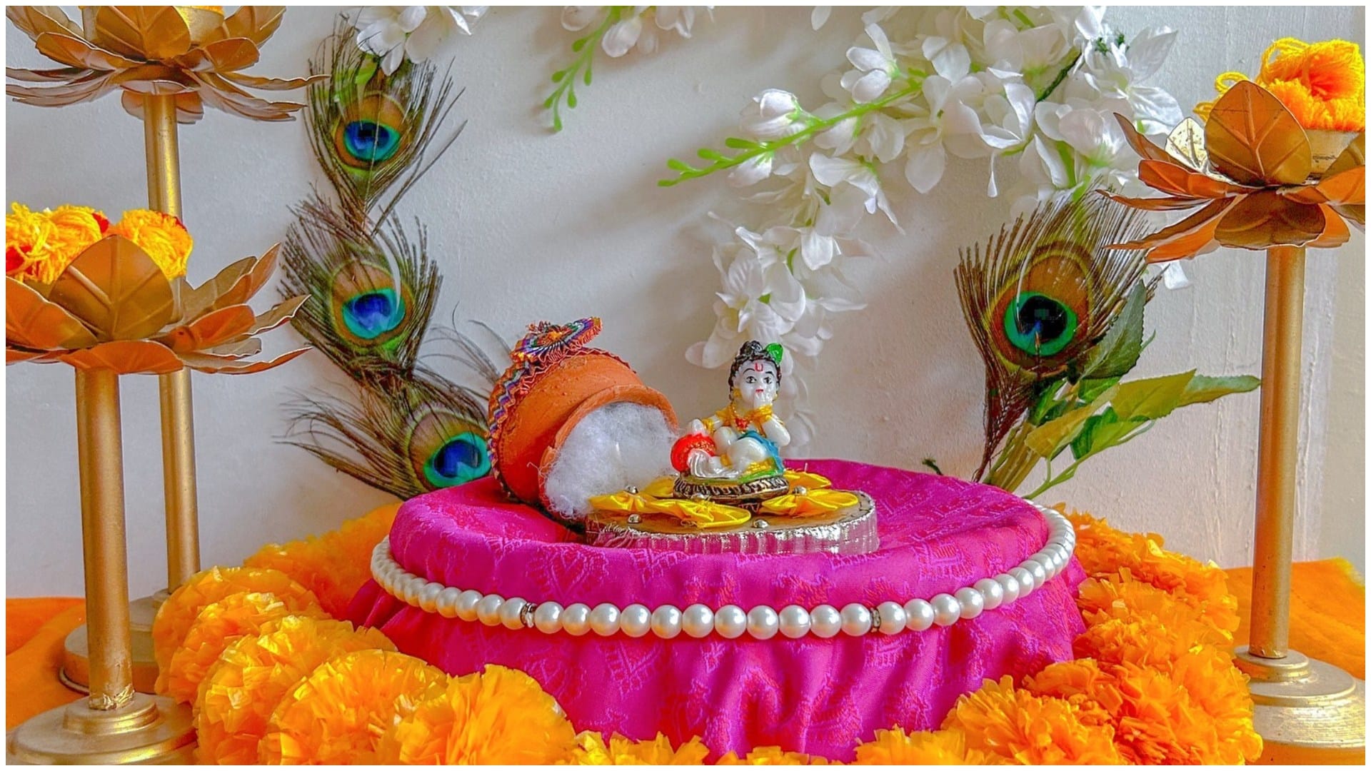 Krishna Janmashtami 2024 Jhanki Decoration Ideas And Theme Images