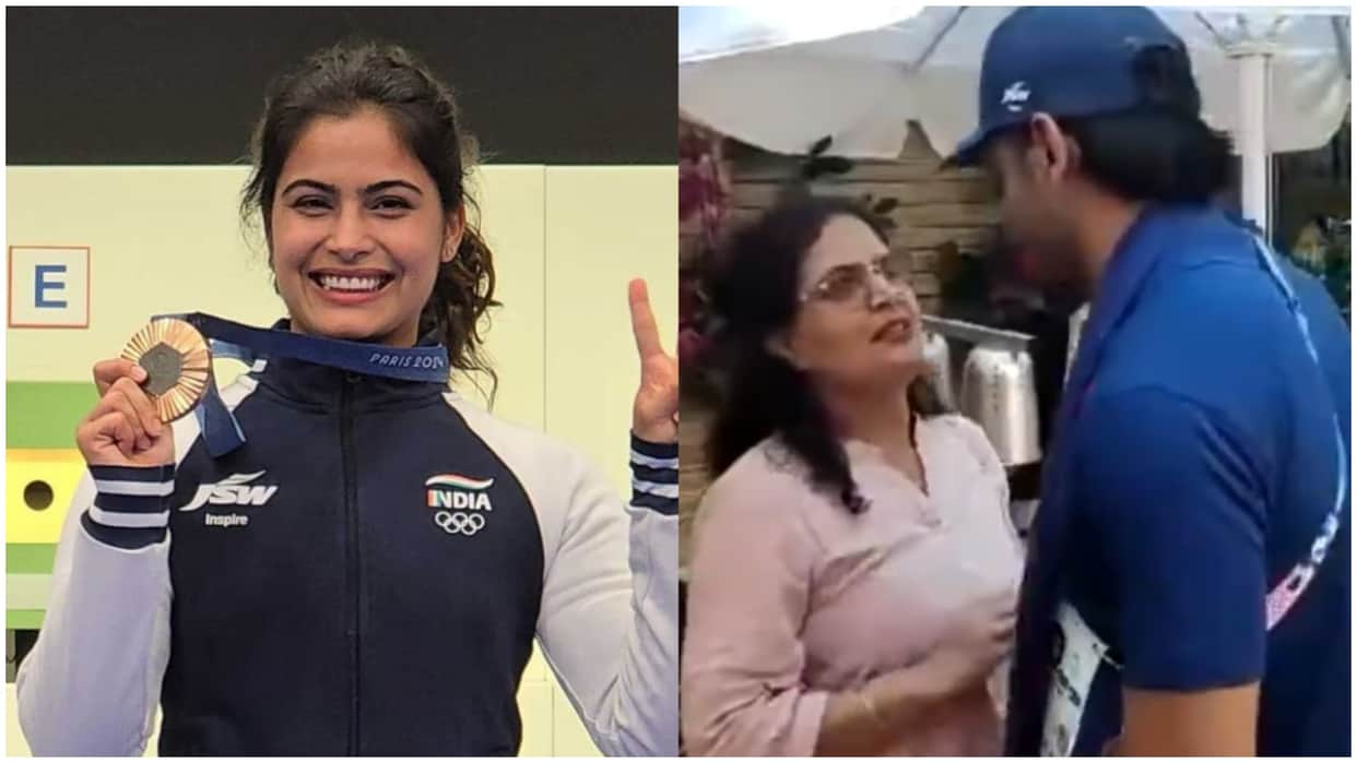 Manu Bhaker's mother got angry on the question regarding Neeraj Chopra, left conversation midway