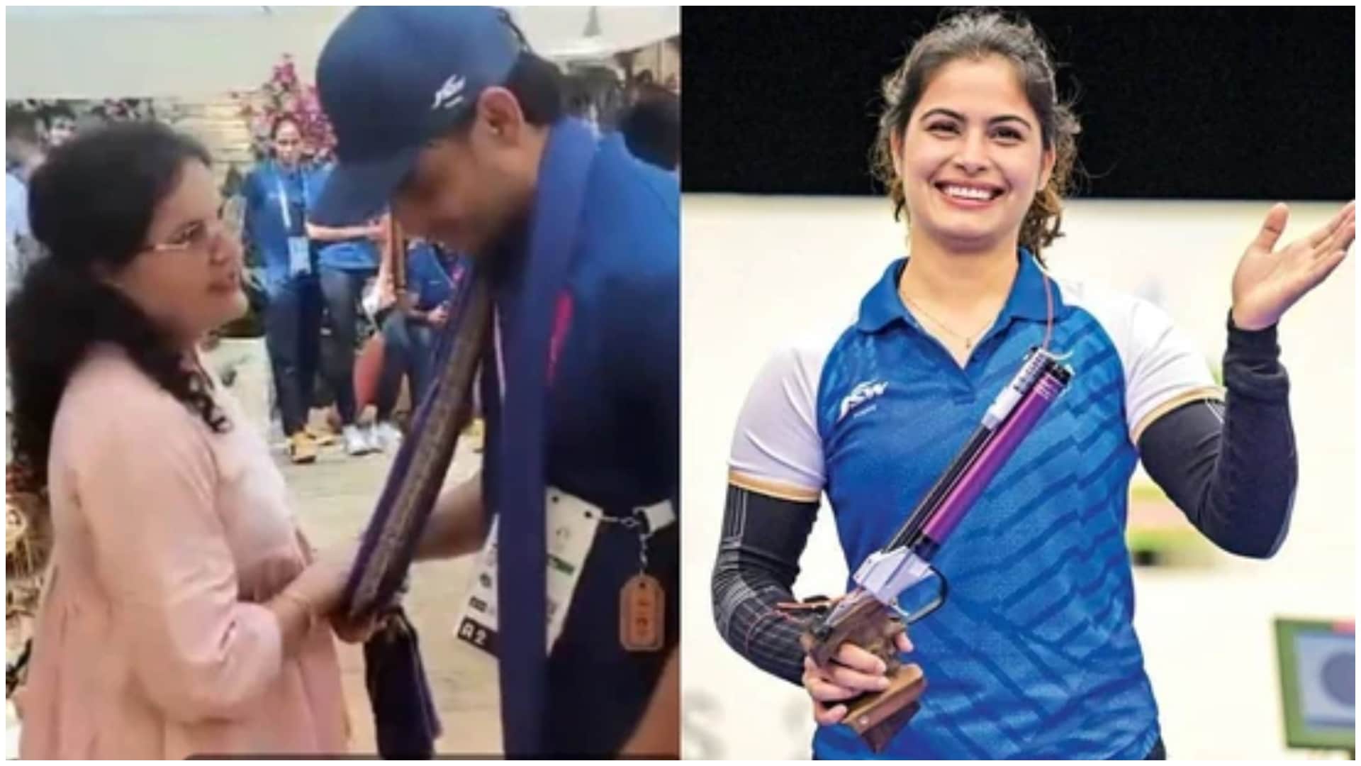 Manu Bhaker's mother got angry on the question regarding Neeraj Chopra, left conversation midway