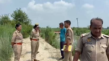 mutilated body found floating in Ganga canal in Mathura Police trying to identify body