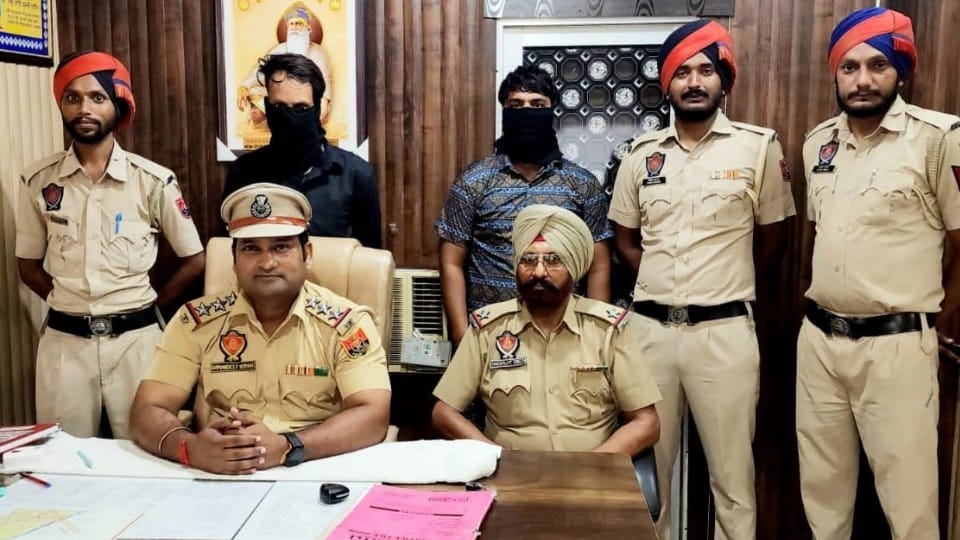 Himachal youth and his partner arrest in Kapurthala with 100 grams of heroin