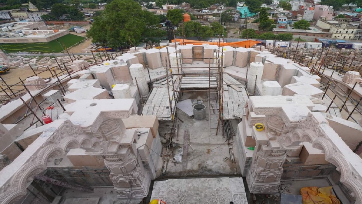 85 percent construction work of Ayodhya Ram temple completed