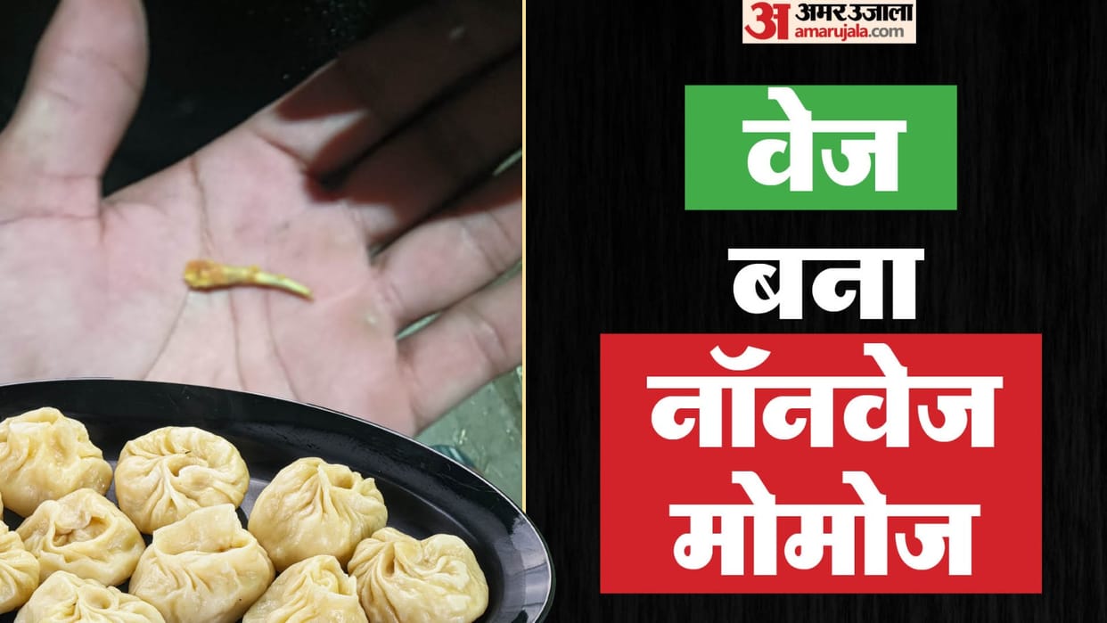 Bone found in veg momos people in the area got angry