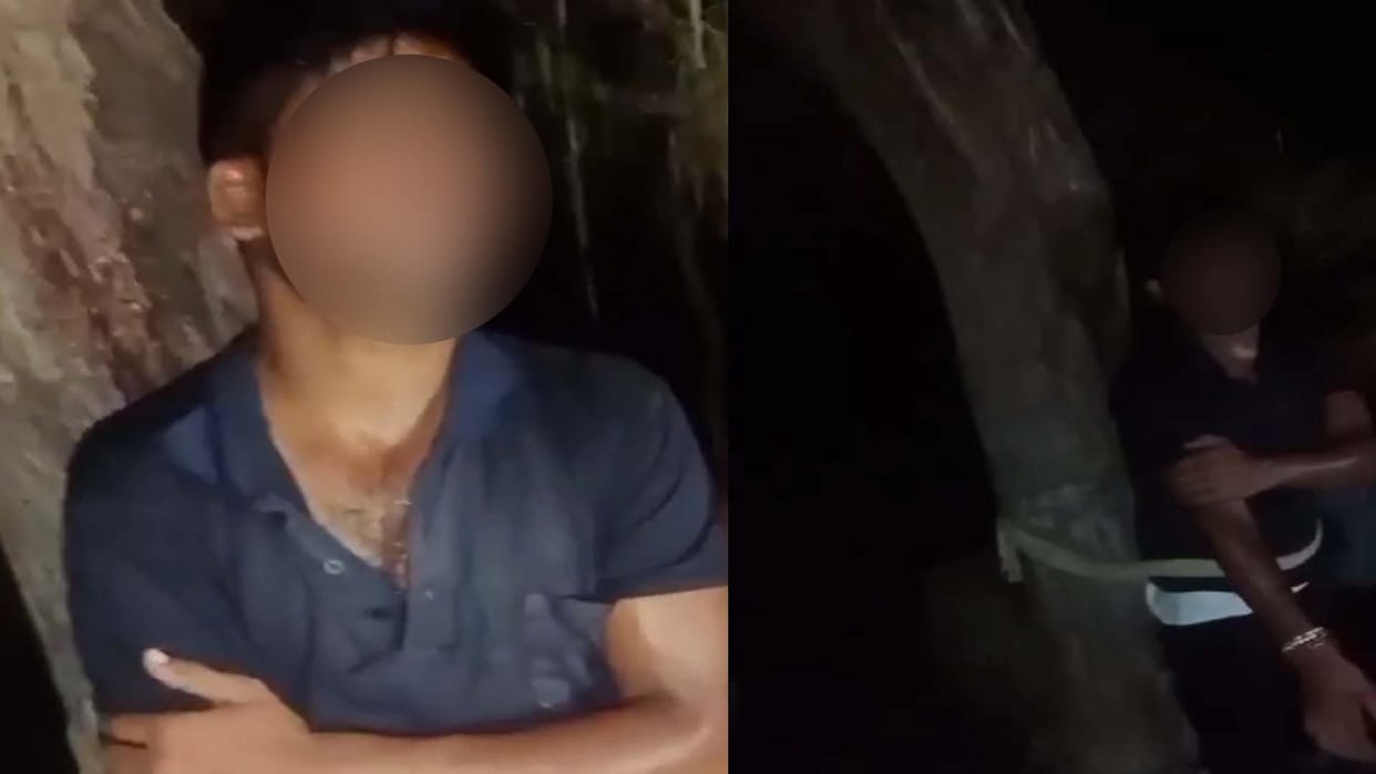 Etawah: Youth tied to tree and beaten, video goes viral