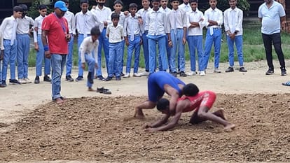 Durgacharan students are number one winning ten medals Riya and Aniket the best in wrestling