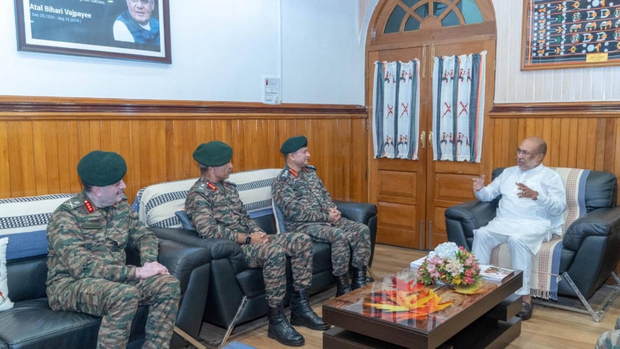 Chief of Army Staff General Upendra Dwivedi reached Manipur, inspected operational preparations
