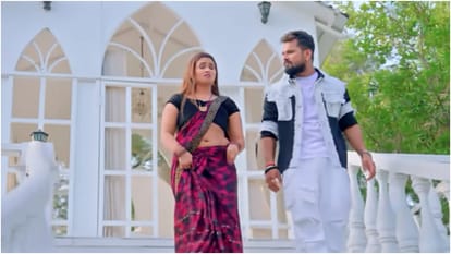 bhojpuri star Khesari Lal Yadav and Neelam Giri New Song Kamar Damage goes viral gets Massive views