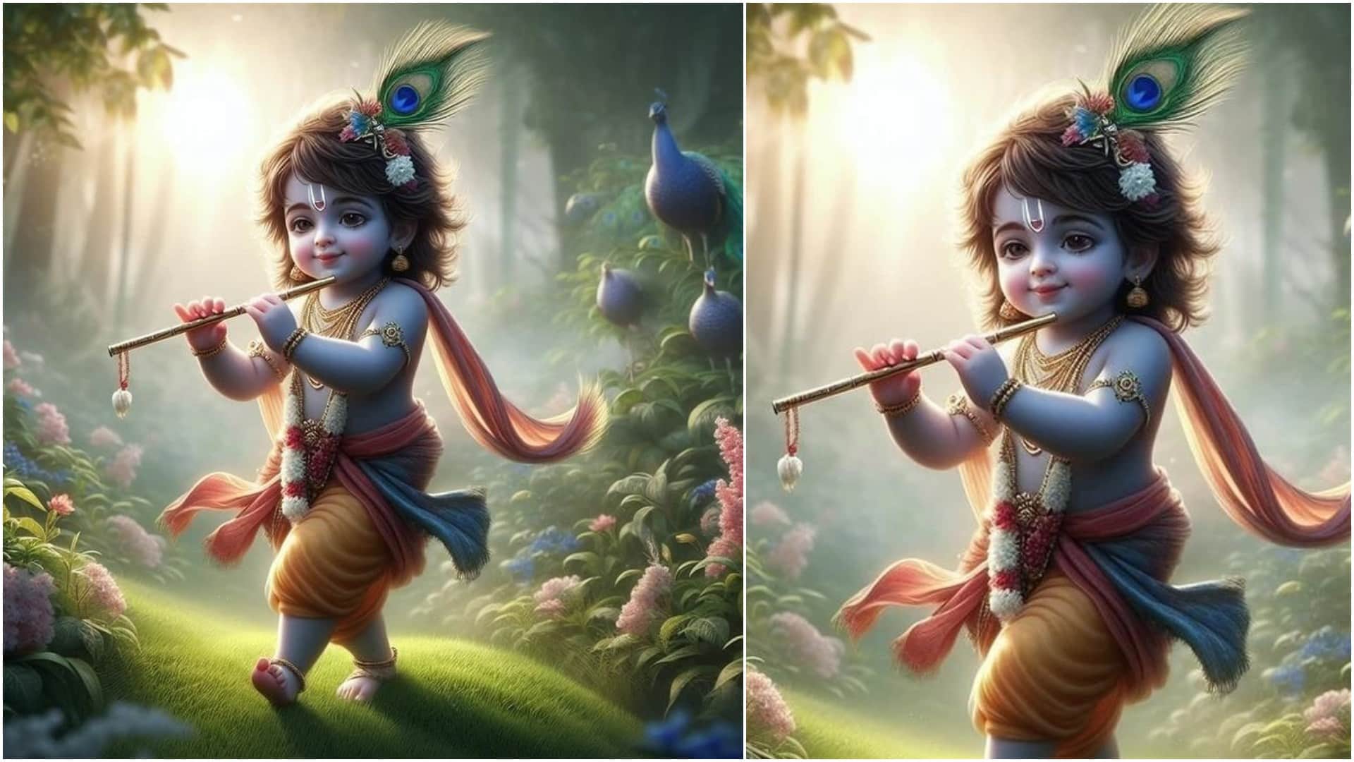 Krishna Janmashtami 2025 Poster Design Quotes Shree Krishna imagesladdu gopal ki photo wallpapers HD