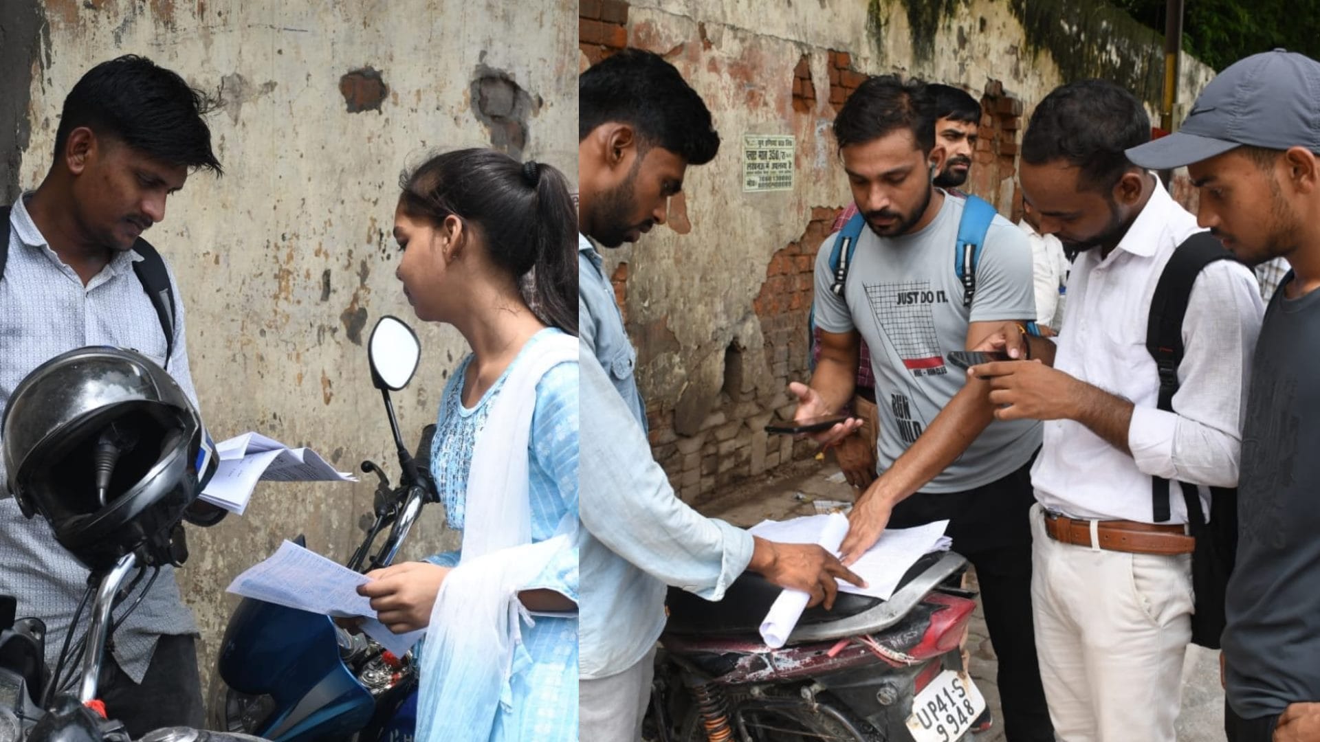 Pics of Sipahi Bharti Exam.