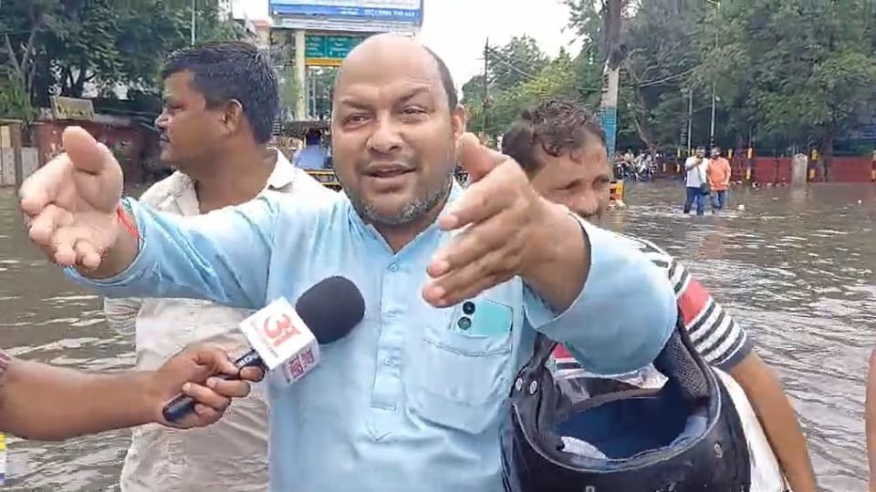 Disaster rain in Mathura: This condition of Kanha city is shocking condition happened after two hours of rain