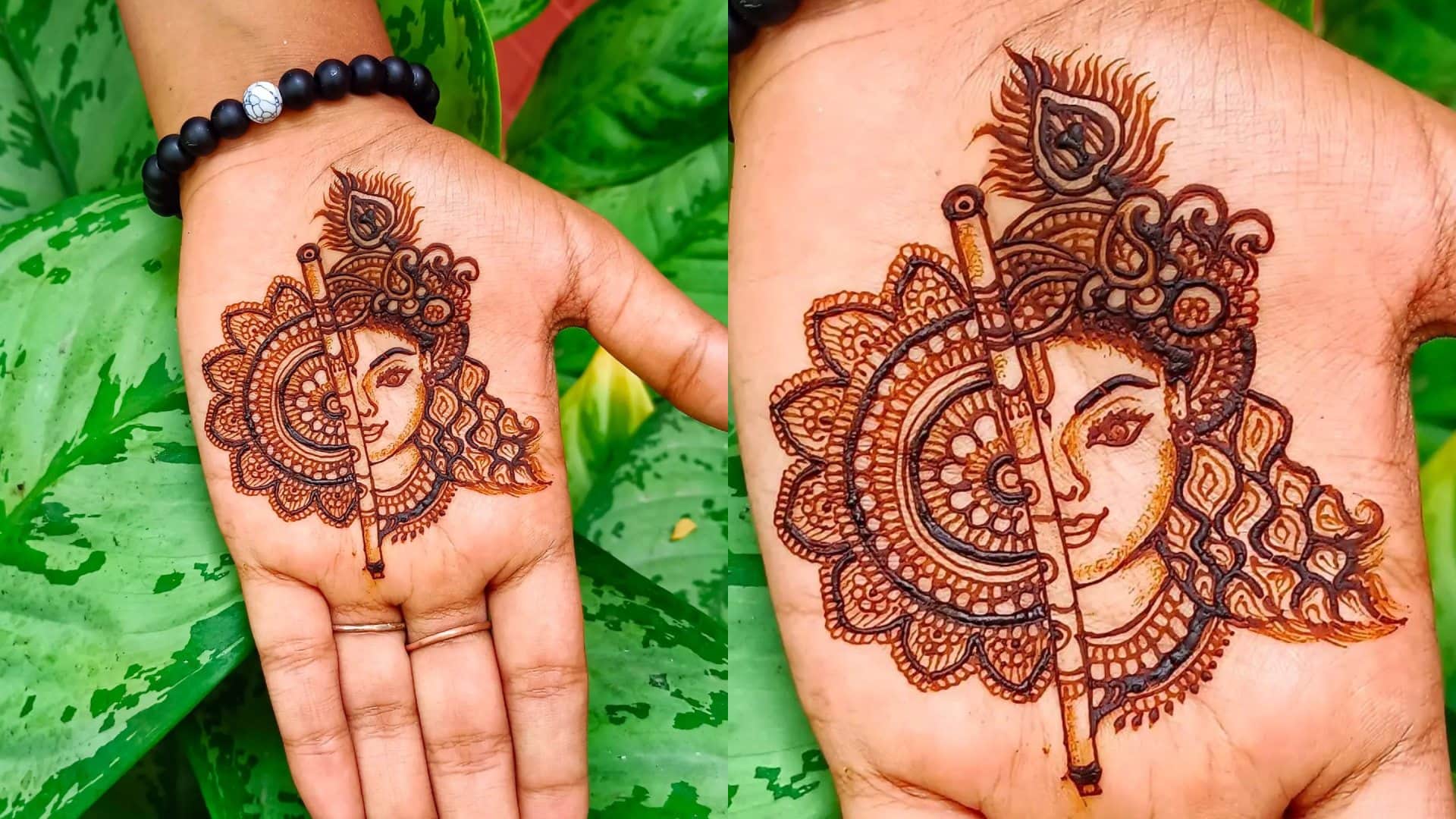 Krishna Janmashtami 2024 Special Mehndi design for full hand disprj