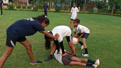 Durgacharan students are number one winning ten medals Riya and Aniket the best in wrestling