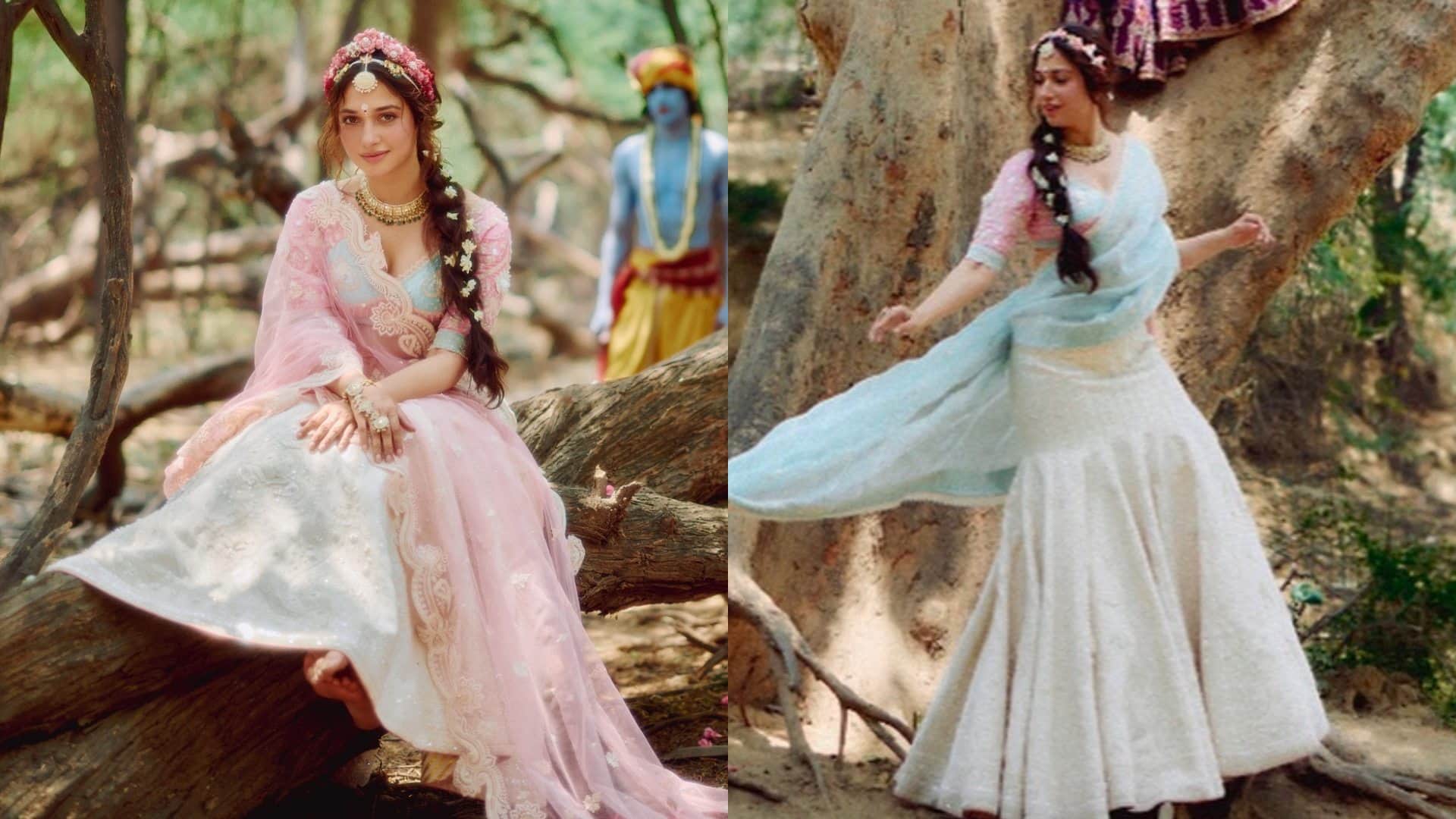 Krishna Janmashtami Special radha rani look of Tamannaah Bhatia disprj