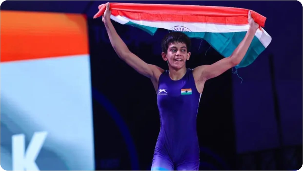 Kajal became the fifth Women wrestler from the country to bag the title in U17 World Championships