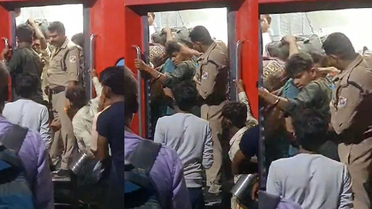 Hardoi: RPF constable slaps youth in Delhi Mail, suspended