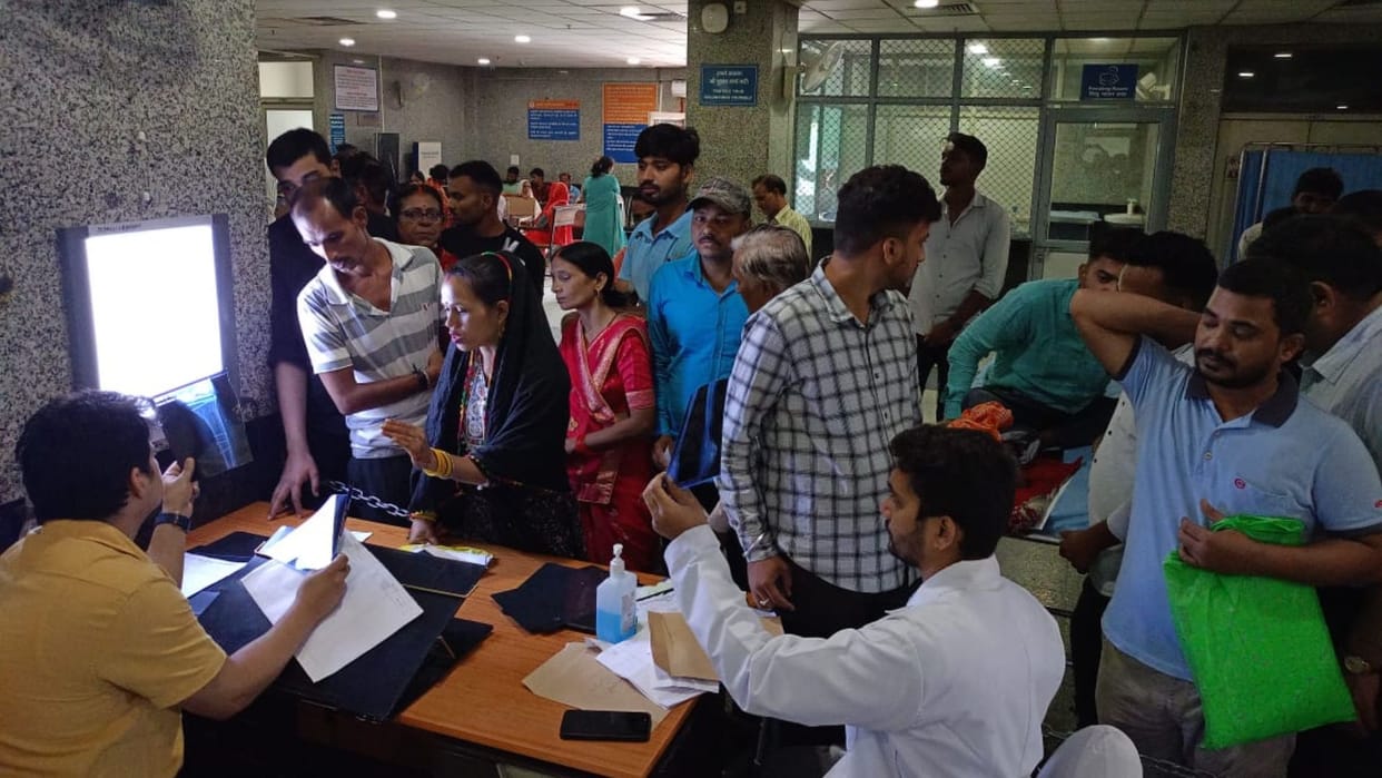 After 11 days OPD started running at full capacity in BHU Hospital patients got relief