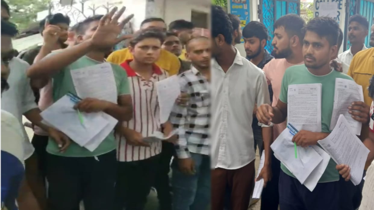 Constable recruitment exam: Two students in Bijnor said - there was no seal on our paper