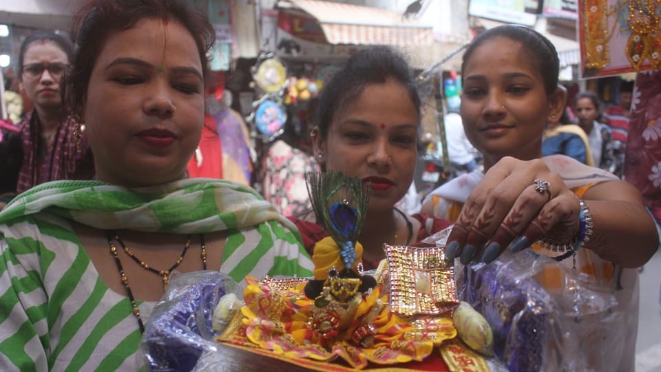 Moradabad, tableaus Lord Krishna decorated every house, butter thieves will come home Janmashtami