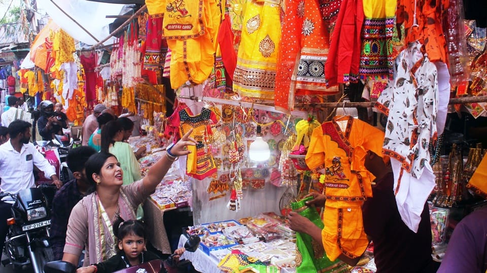 Moradabad, tableaus Lord Krishna decorated every house, butter thieves will come home Janmashtami