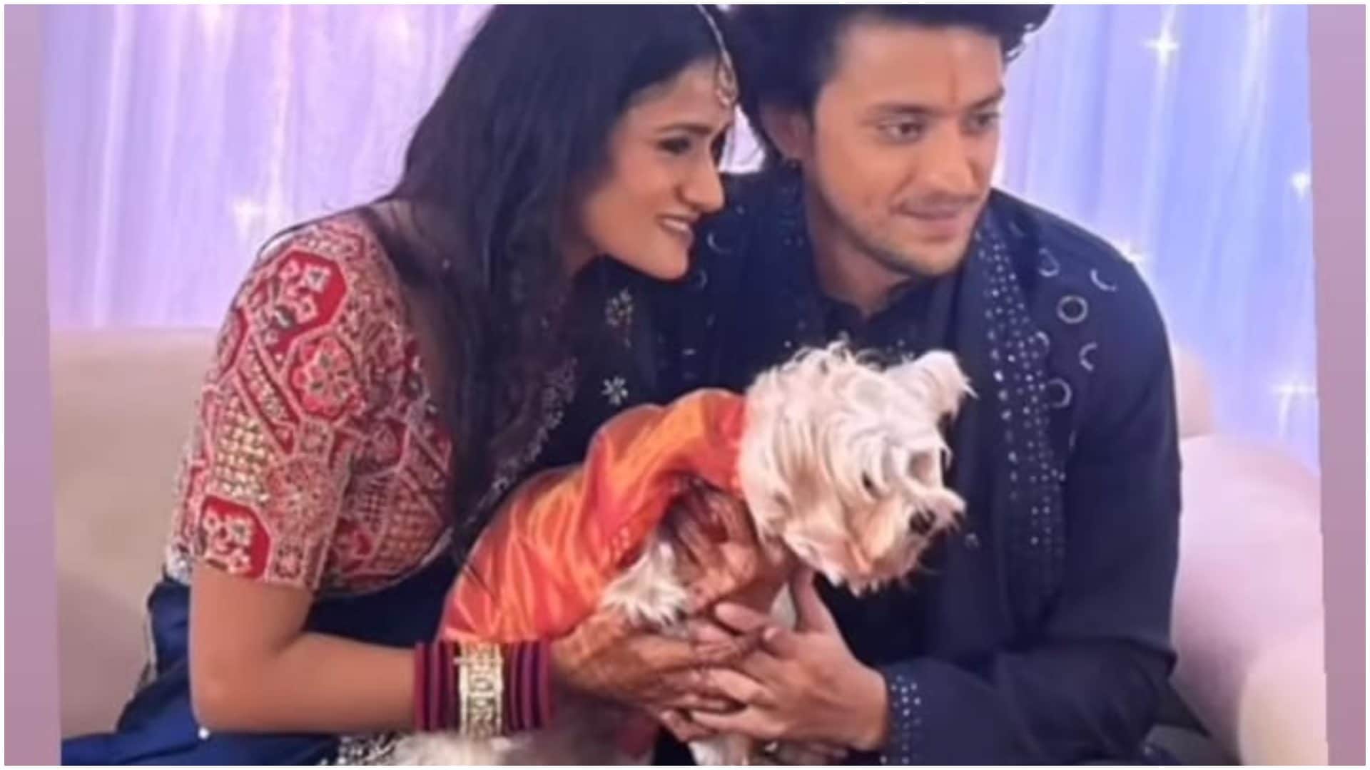 Shaka Laka Boom Boom Fame Kinshuk Vaidya and Diiksha Nagpal Engagement shared photos flaunting their rings