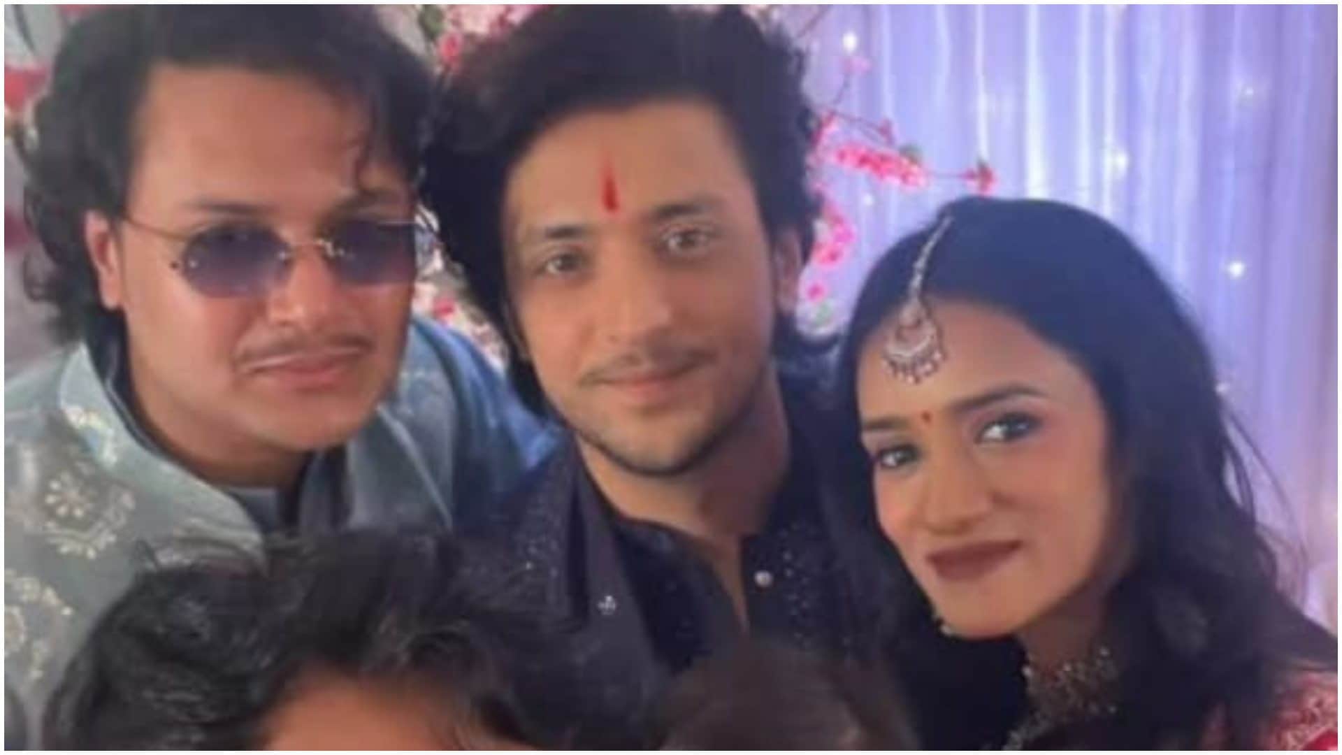Shaka Laka Boom Boom Fame Kinshuk Vaidya and Diiksha Nagpal Engagement shared photos flaunting their rings