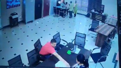 Lucknnow: CCTV footage of clash in RWA.