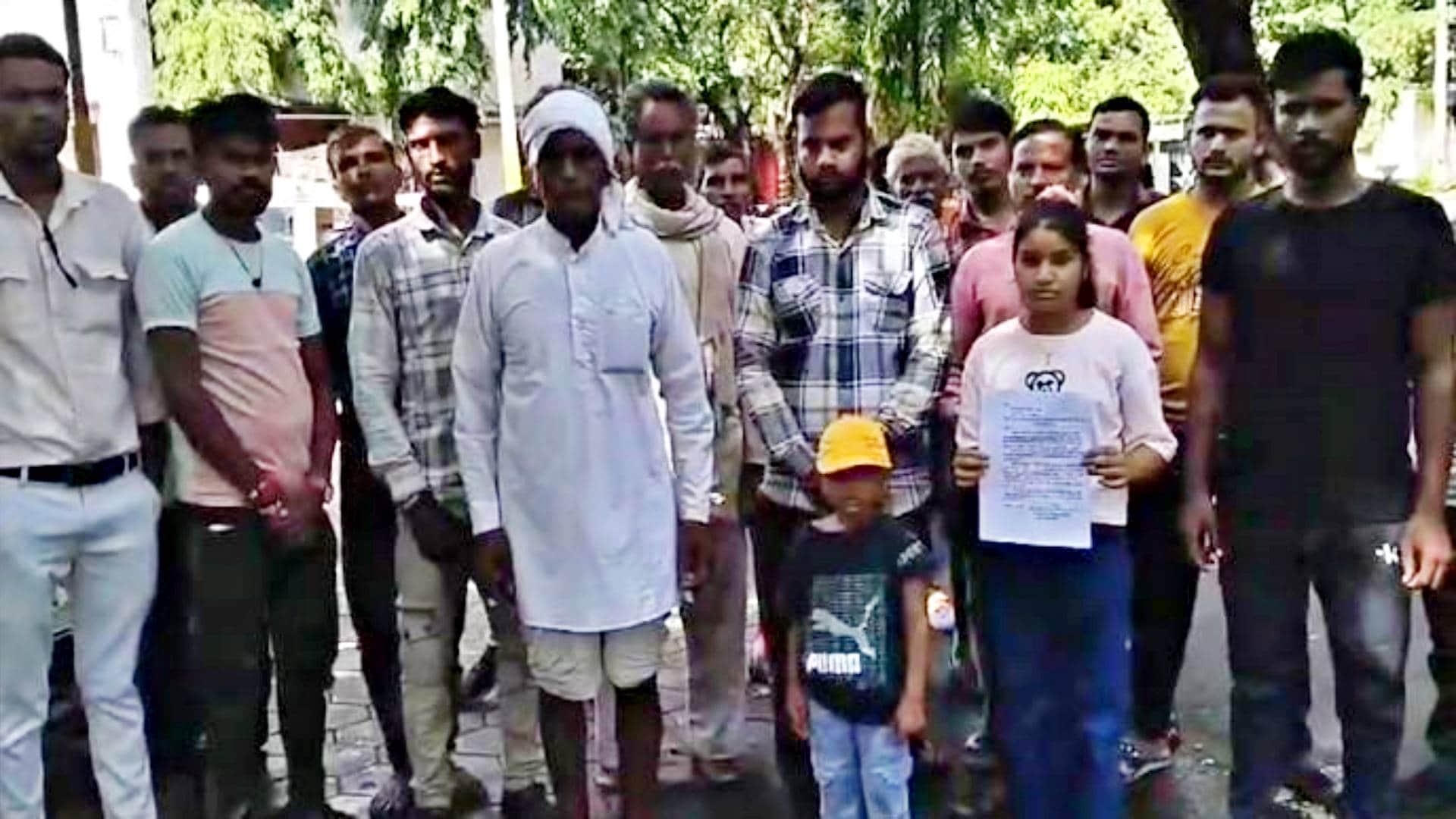 मृतका के परिजन