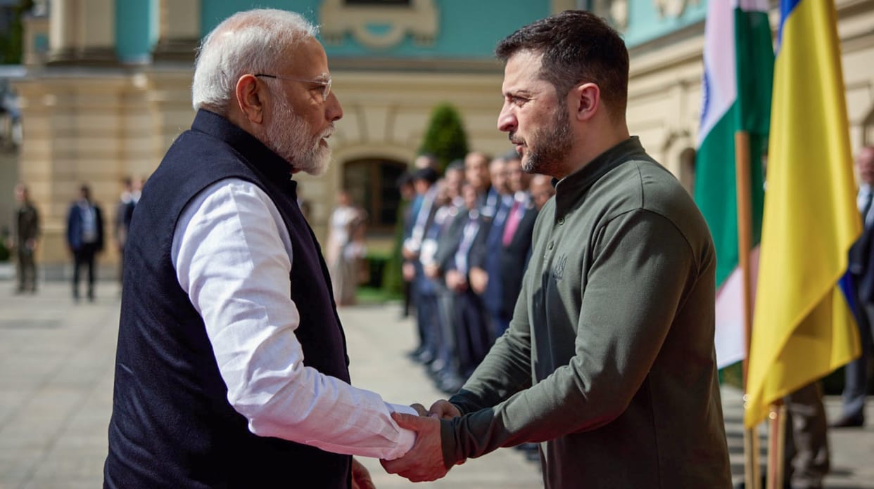 President Zelenskyy said Significant to us that India supports Ukraine’s sovereignty, territorial integrity
