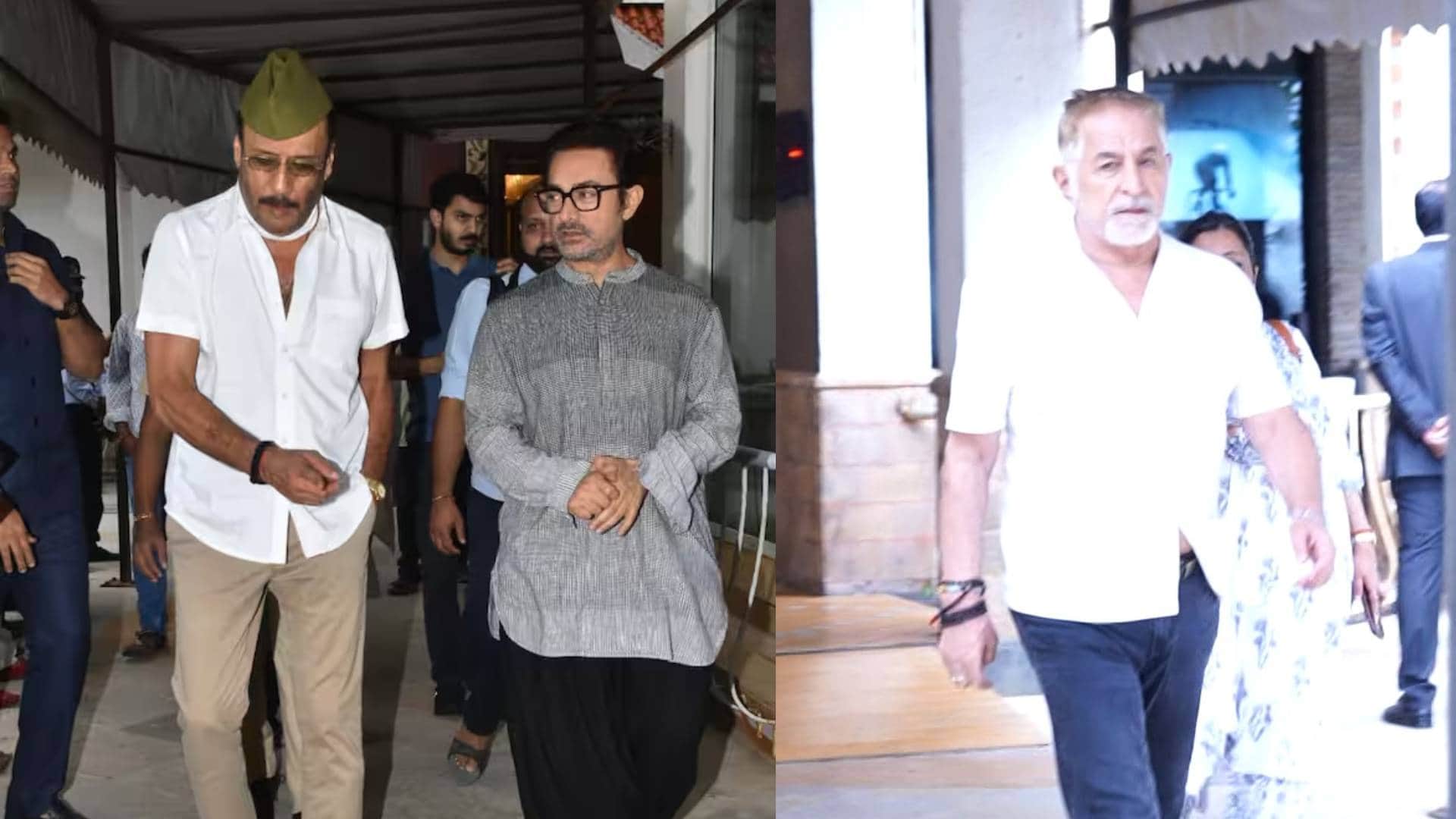 Pradeep Bandekar prayer meet shah rukh khan aamir khan vicky kaushal Jackie Shroff anil kapoor vidya balan