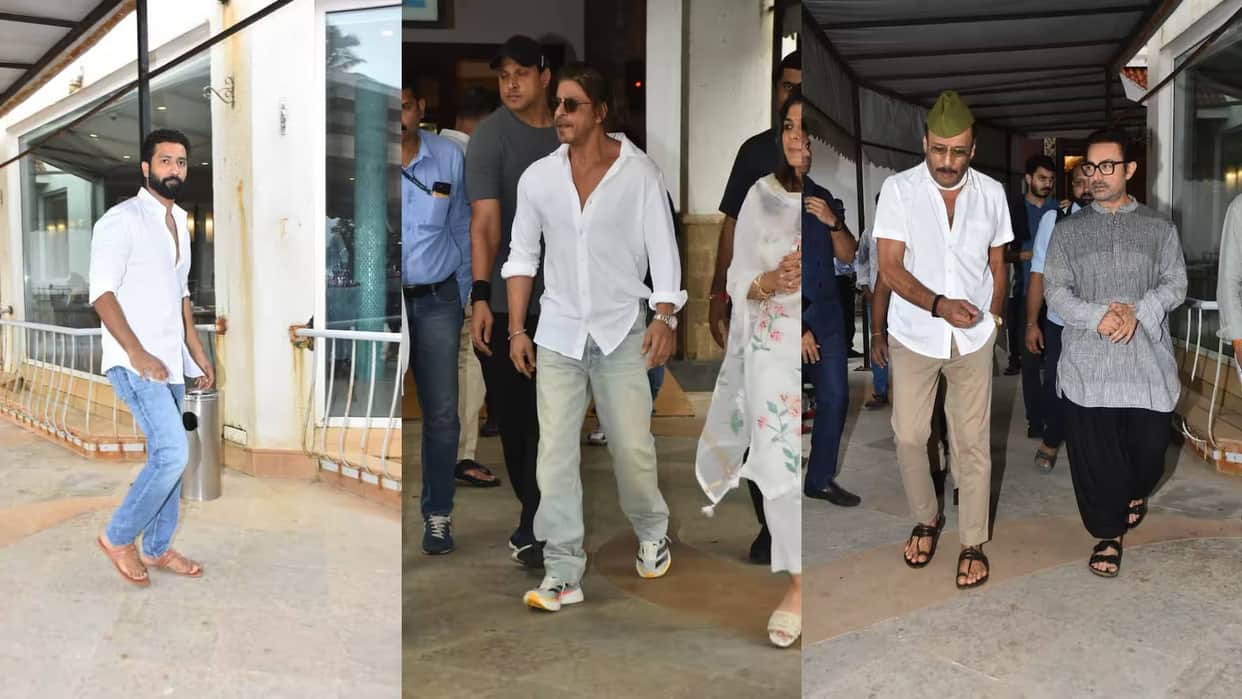 Pradeep Bandekar prayer meet shah rukh khan aamir khan vicky kaushal Jackie Shroff anil kapoor vidya balan