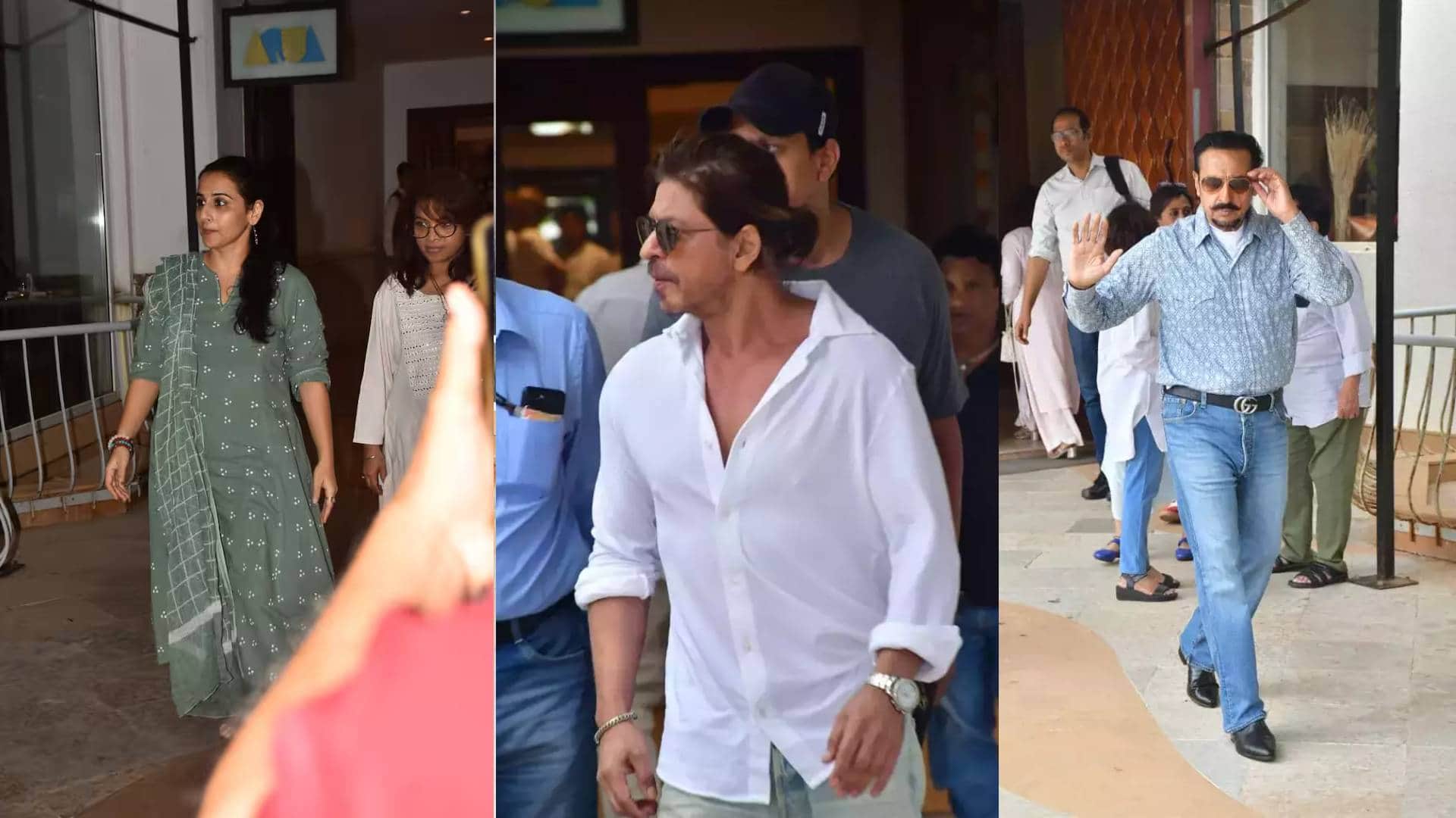 Pradeep Bandekar prayer meet shah rukh khan aamir khan vicky kaushal Jackie Shroff anil kapoor vidya balan