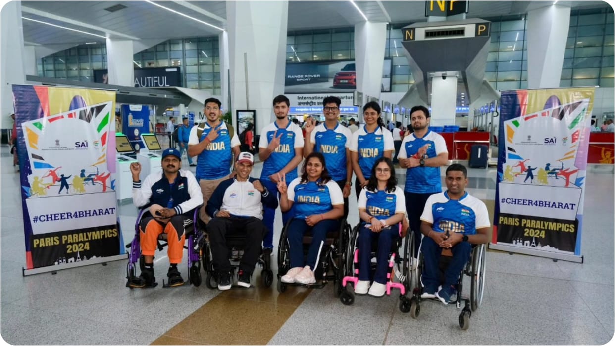 Indian shooting contingent leaves for Paris Paralympics Manish Narwal confident surpassing Tokyo medal tally