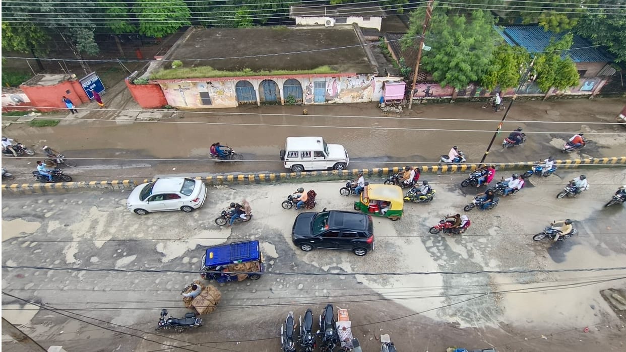 varanasi municipal corporation pumped out water after fine