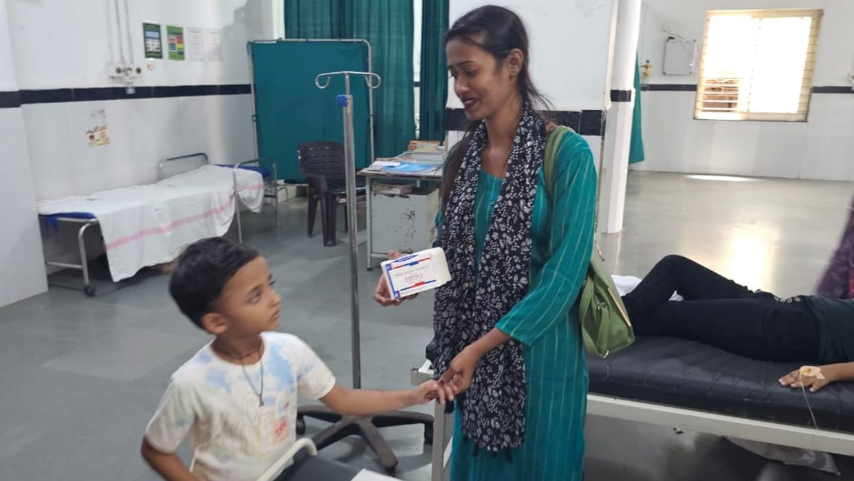 Chhatarpur: A four year old boy was bitten by a monkey in Bageshwar Dham