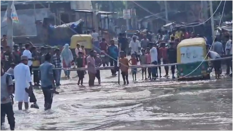 Bihar News: Water level of Dardha and Jamune rivers increased in Jehanabad water entered houses in Jafarganj