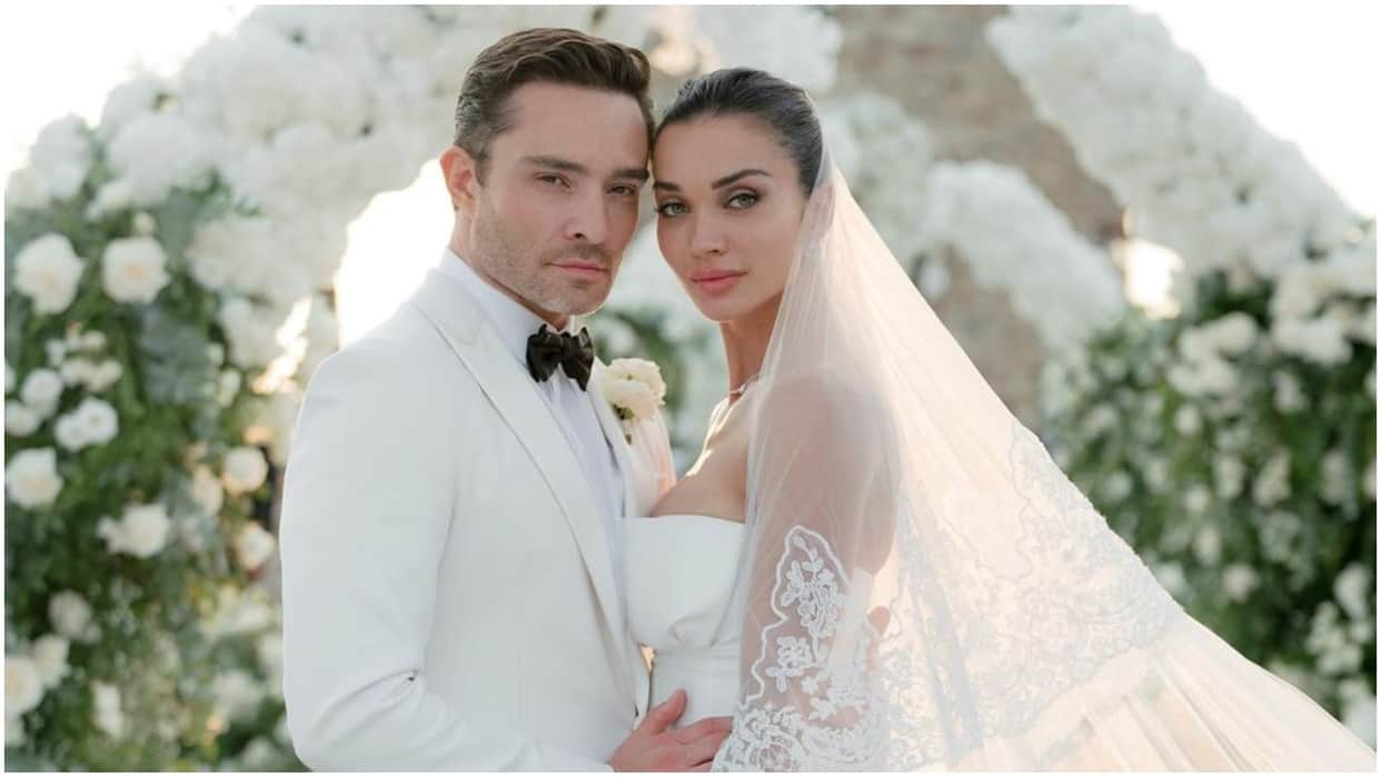 Amy Jackson married with boyfriend Ed Westwick in italy shared post