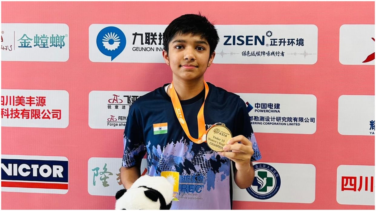 India's Tanvi made proud, won Under-15 women's singles title in Badminton Asia Championship