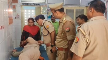 Female police station head Talbehat injured due to car collision on highway