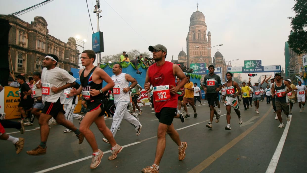 Half marathon in Delhi today