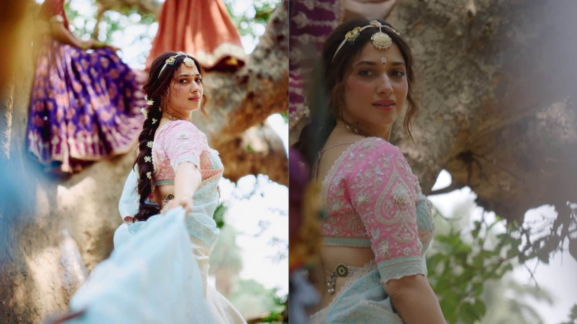 Tamannaah Bhatia won the hearts of social media users as Radha See Her Beautiful Photos