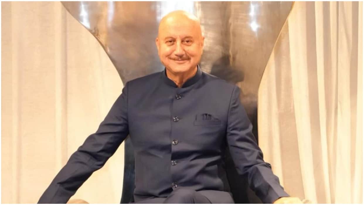 Anupam Kher was asked he misses having a child he says I did not feel it that much before but now sometimes
