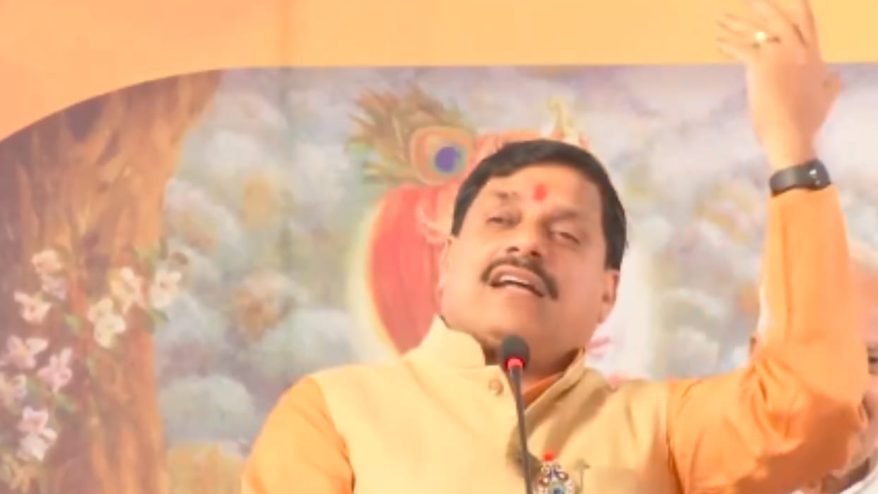 CM Mohan Yadav said - If you want to live in India, you will have to say Jai Ram-Krishna.
