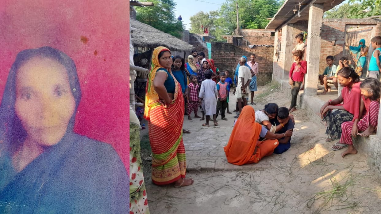 A wolf attacked on a woman in Bahraich.