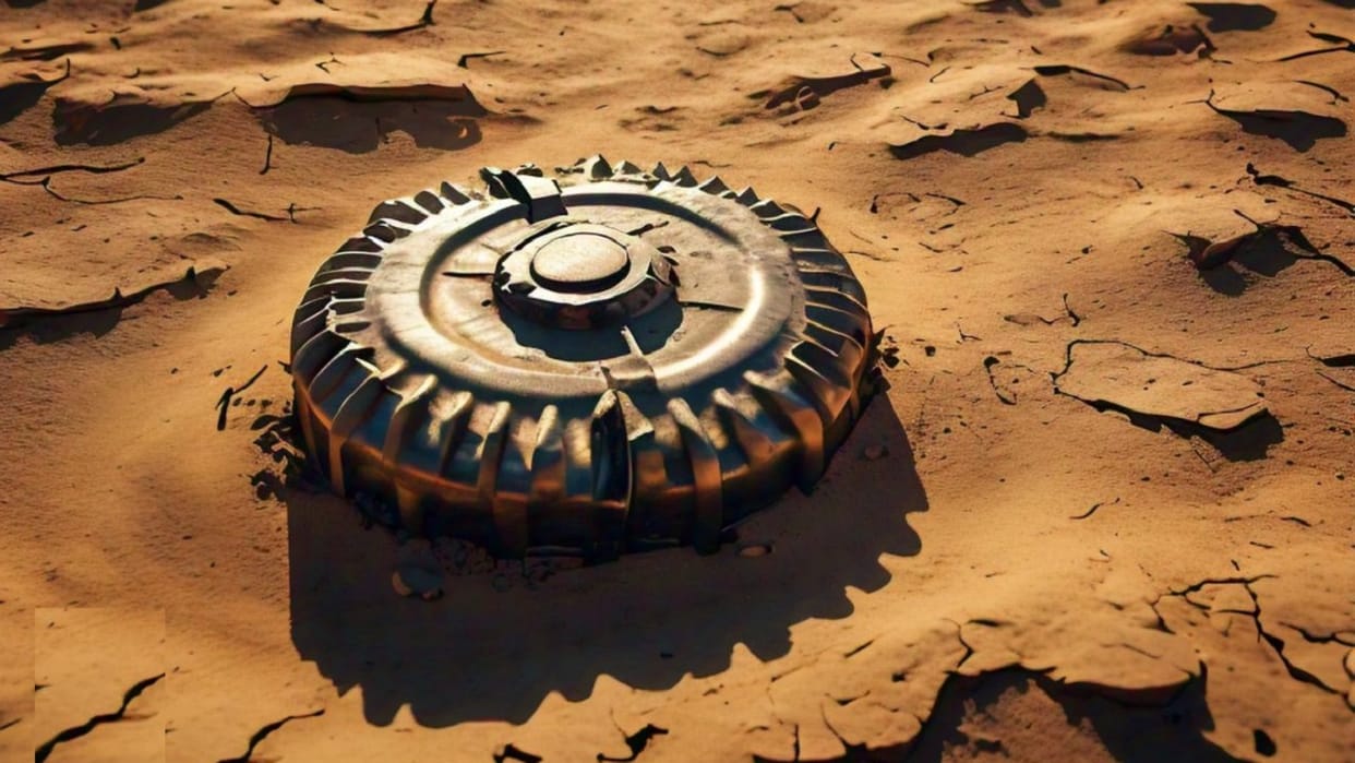Rusted landmine found near Line of Control in Mendhar Poonch