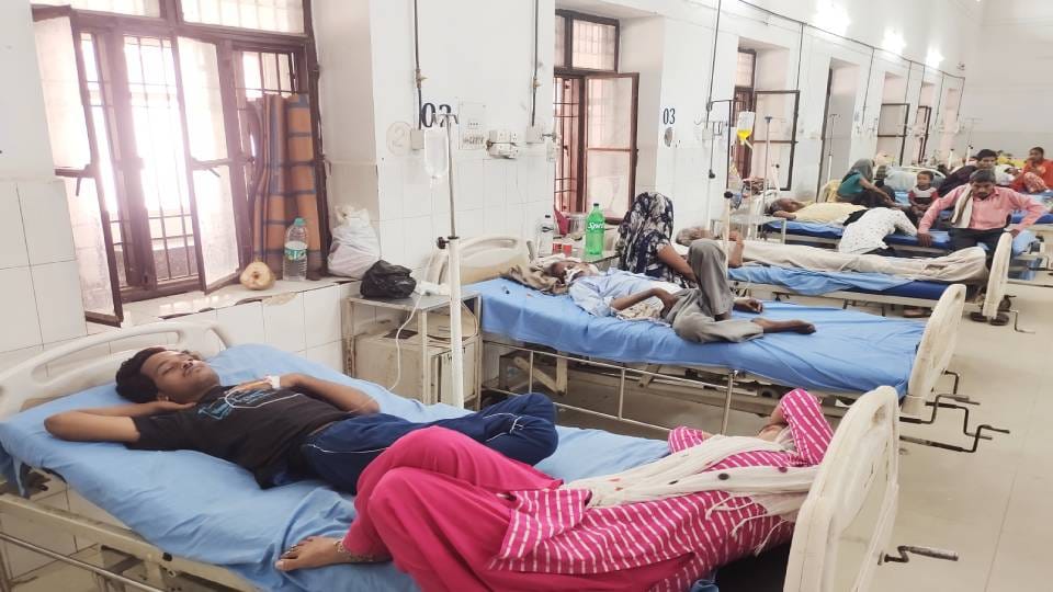 Platelets are decreasing in viral fever patients in Firozabad